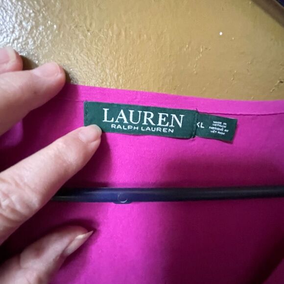 Lot of 2 LRL size XL Lauren Ralph Lauren closet staple tops. - Picture 8 of 13